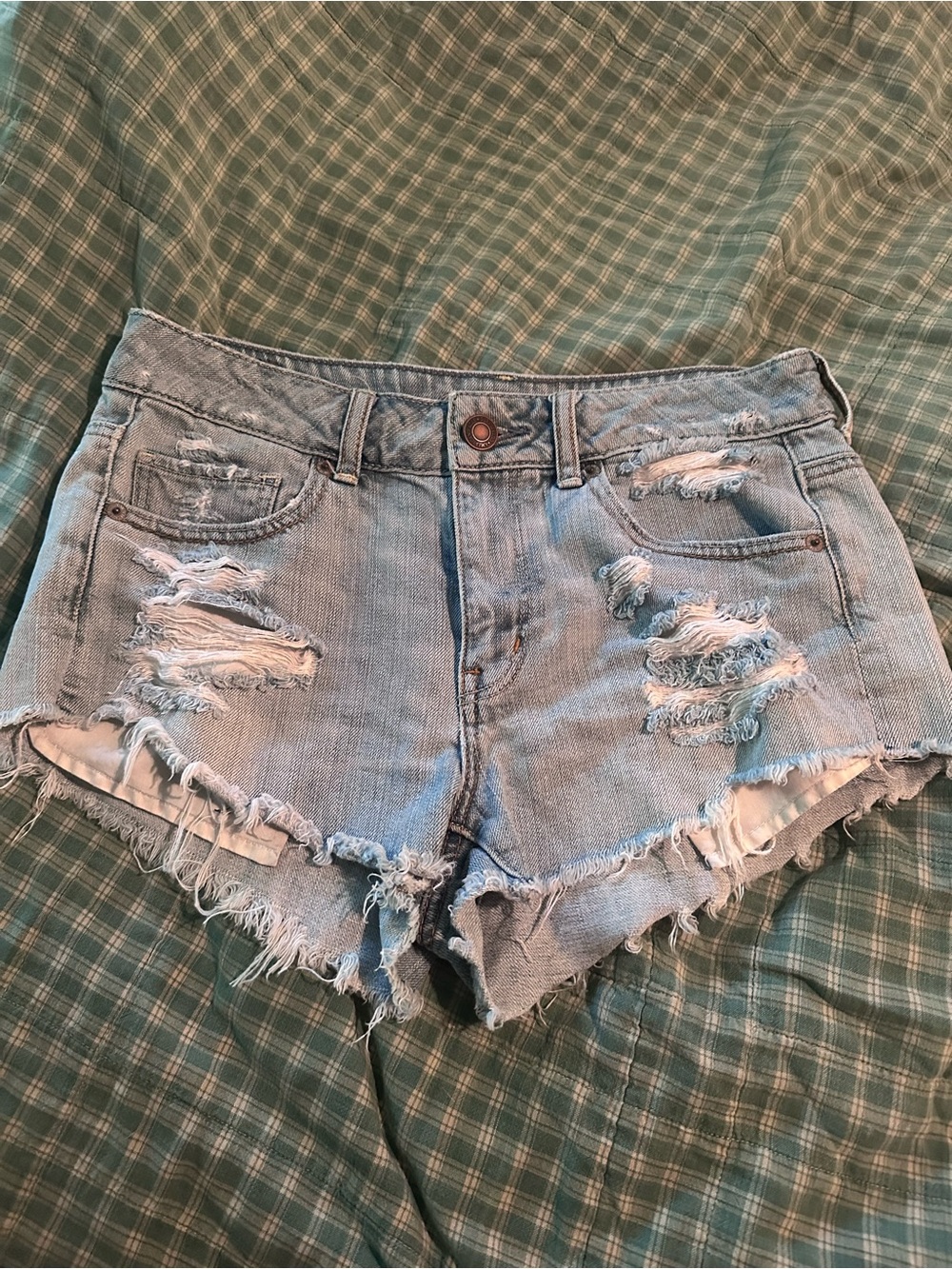 American Eagle Outfitters Distressed Denim Shorts -